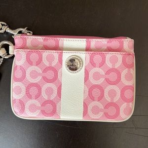 Coach Signature Wristlet